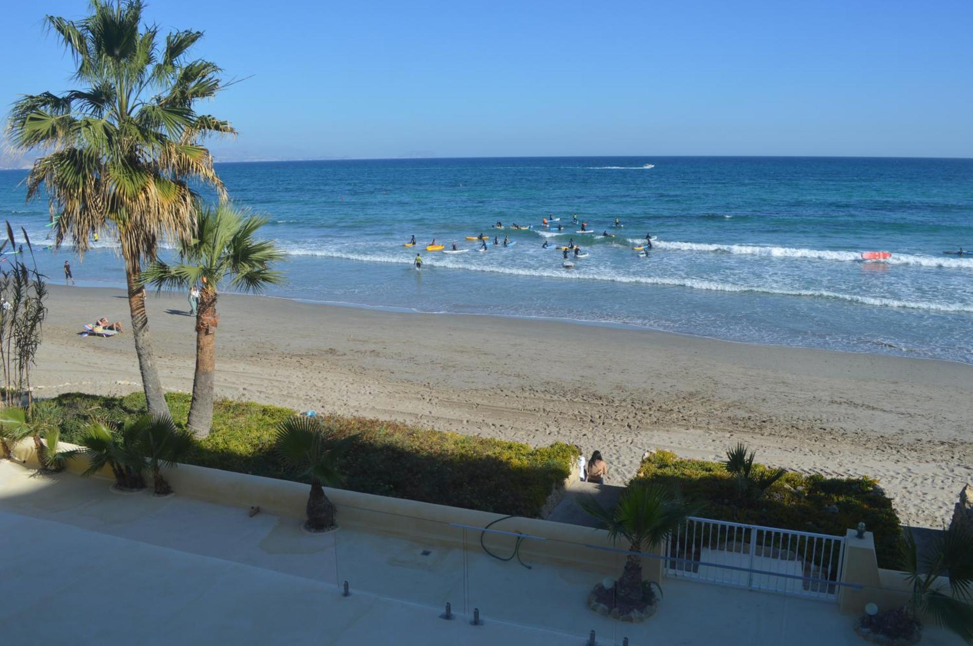 Excepcional Apartamento Amanecer Al Borde De Playa Y Mar, En Chalet Roquetes อาลิกันเต ภายนอก รูปภาพ