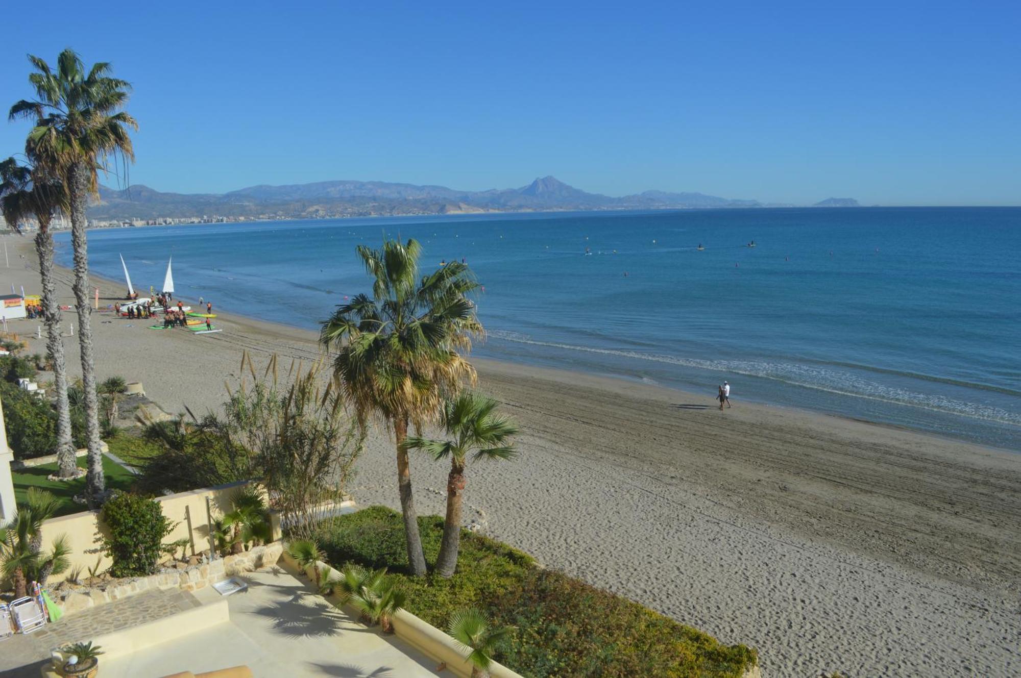 Excepcional Apartamento Amanecer Al Borde De Playa Y Mar, En Chalet Roquetes อาลิกันเต ภายนอก รูปภาพ