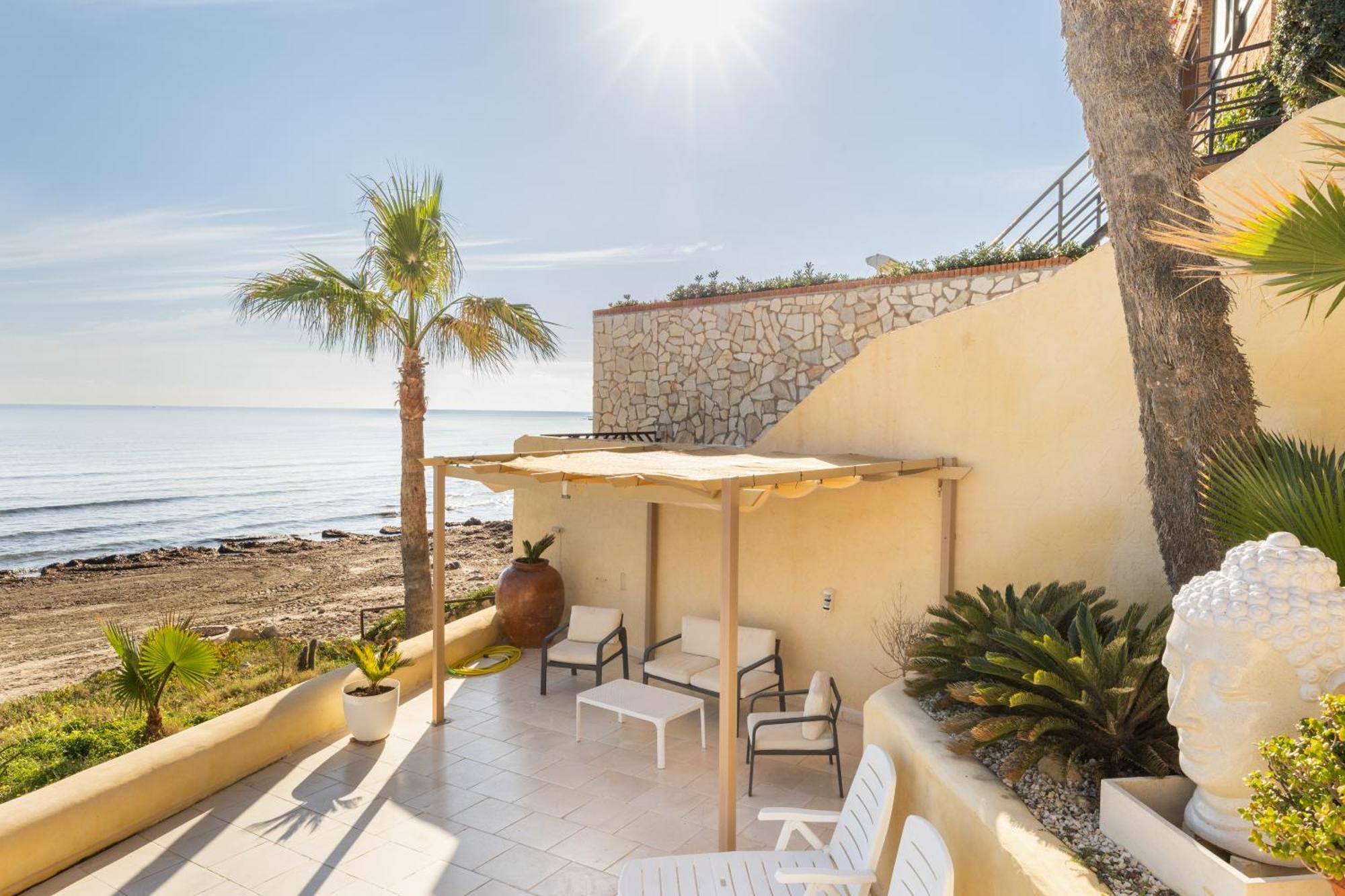 Excepcional Apartamento Amanecer Al Borde De Playa Y Mar, En Chalet Roquetes อาลิกันเต ภายนอก รูปภาพ